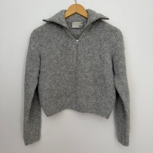 Aritzia Wilfred Free Wool Half-Zip Women's Sweater